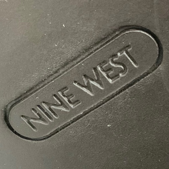 Nine West Lace Up Chunky Combat Boots Chestnut Brown Grunge Biker Booties Sz 9 - Picture 12 of 16